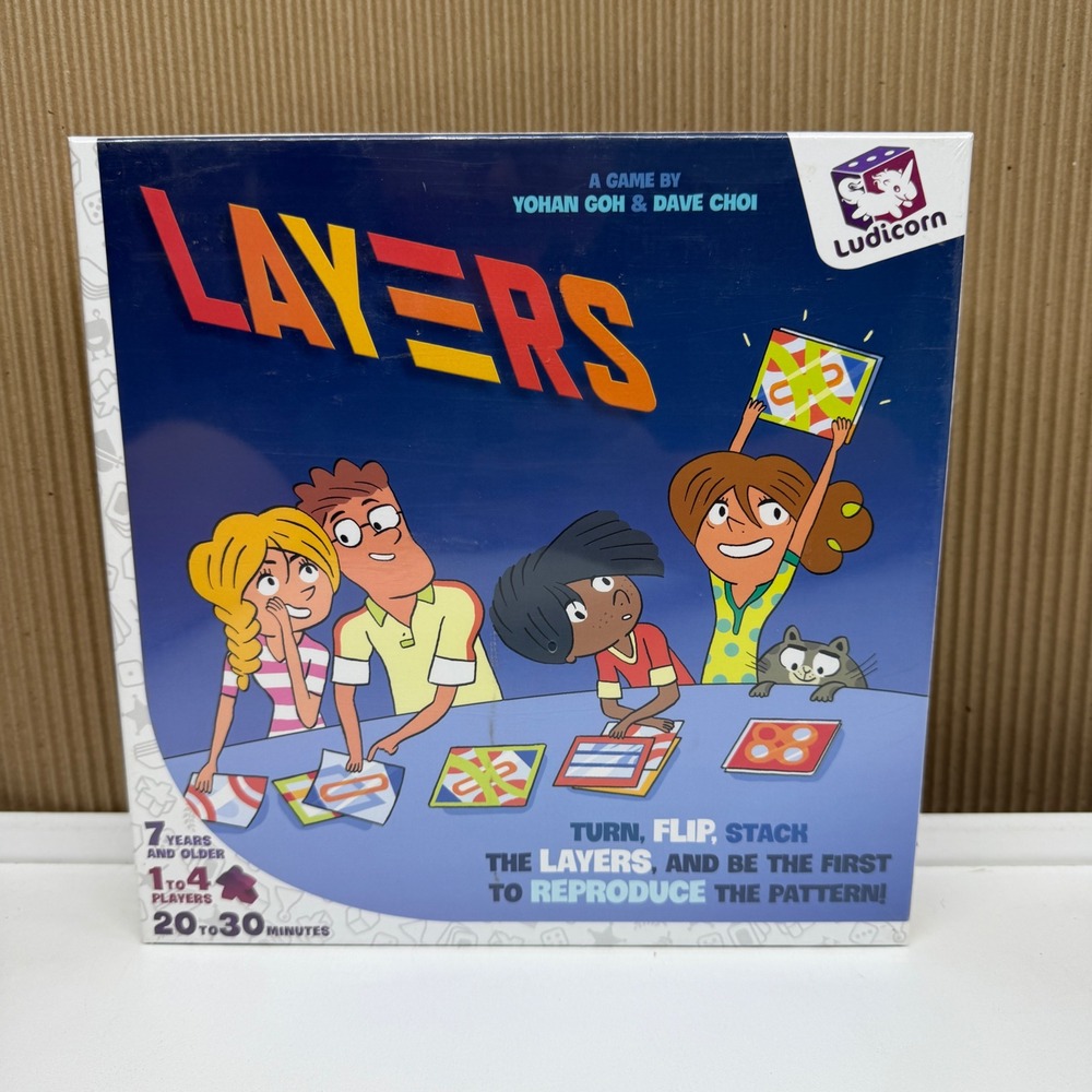 Layers Board Game Ludicorn Yohan Goh Dave Choi Pattern Matching Puzzle New